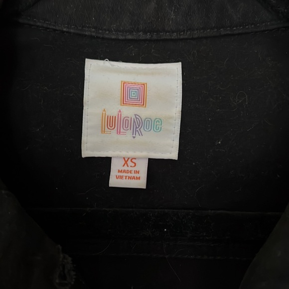 Black LuLaRoe Harvey Embroidered Jacket - Picture 2 of 6